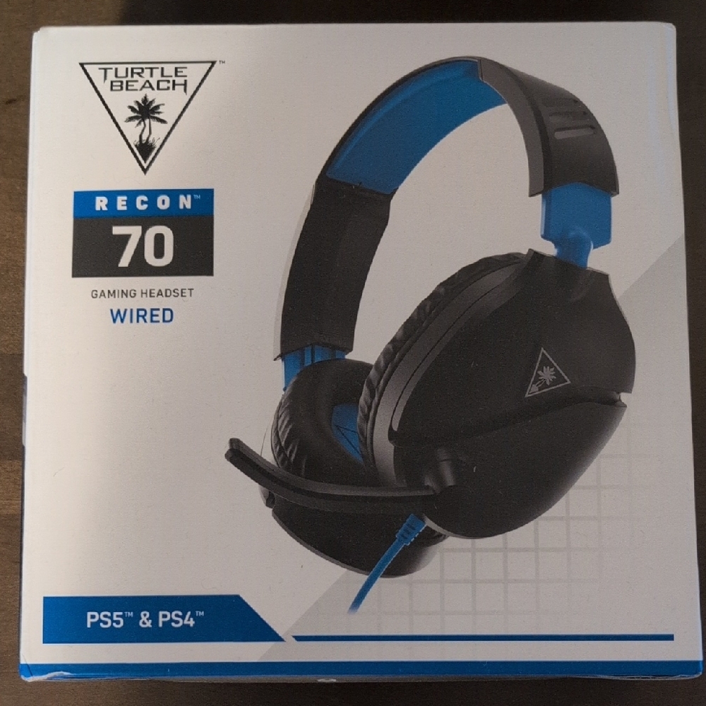 Turtle Beach Recon 70 Wired Gaming Headset - Black and Blue